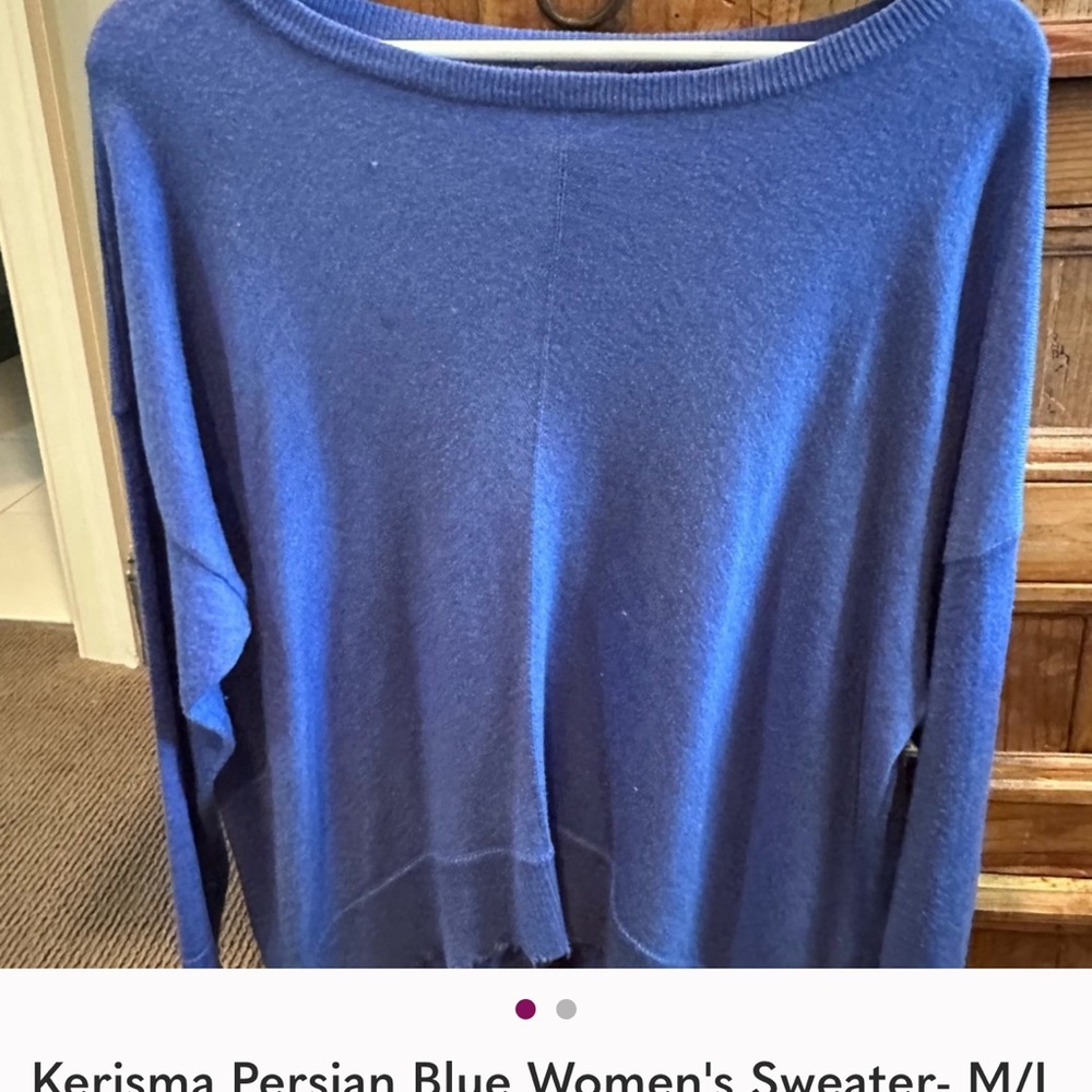 Kerisma Royal Blue Women's Crew Neck Sweater